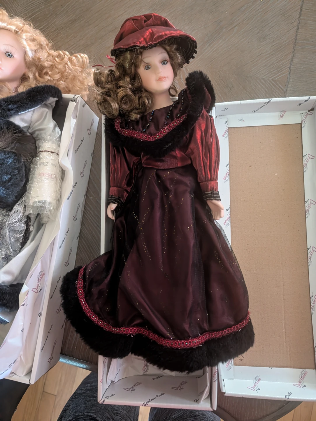 Collectible Porcelain Dolls in Box - photo 2