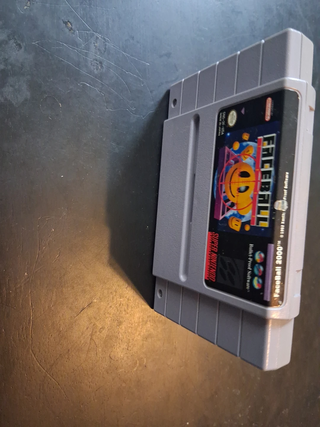 Super Nintendo Faceball 2000 Game Cartridge - photo 4