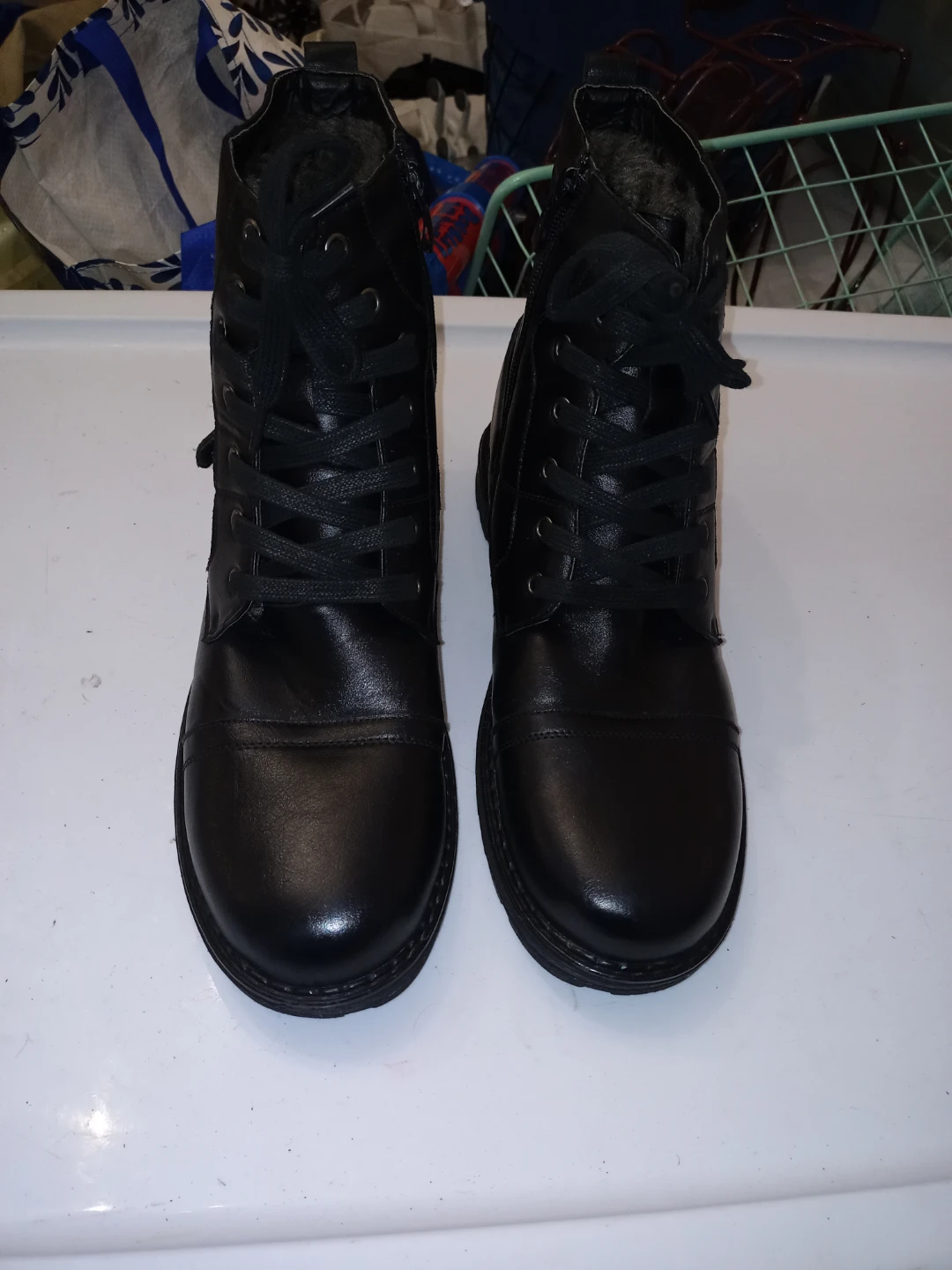 Men's Leather Winter Boots - Size EU 42 - photo 2