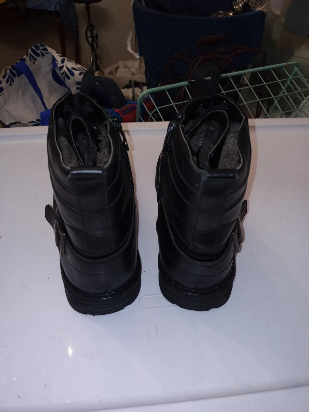 Men's Leather Winter Boots - Size EU 42 - photo 3