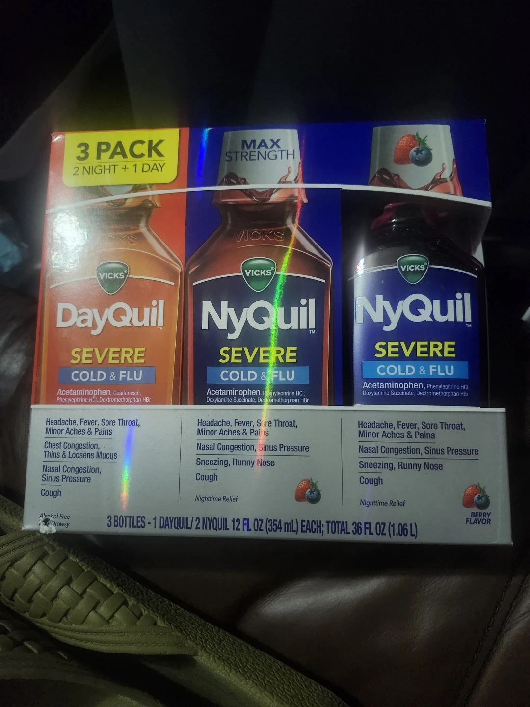 Vicks DayQuil NyQuil Severe Cold & Flu 3 Pack