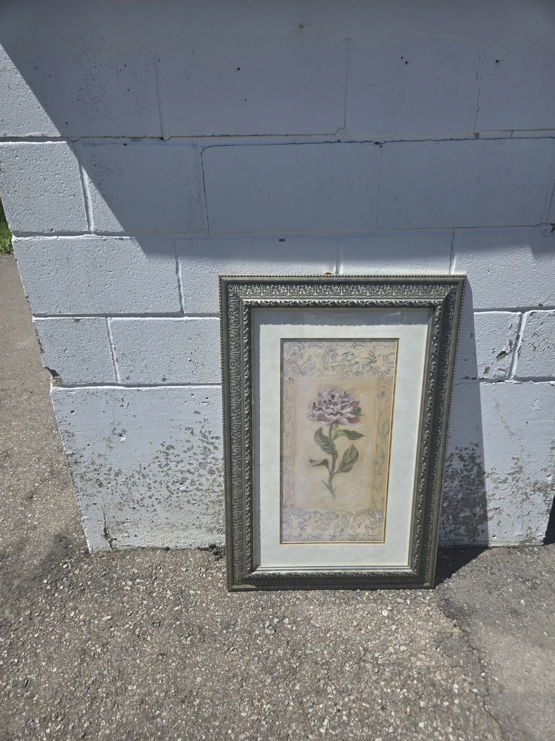Framed Floral Art Print