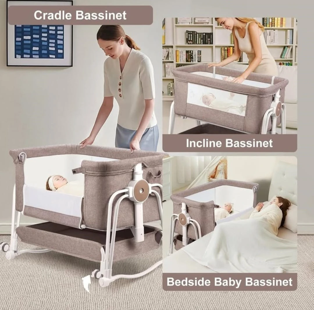 4 in 1 baby bassinet bedside sleeper - photo 2
