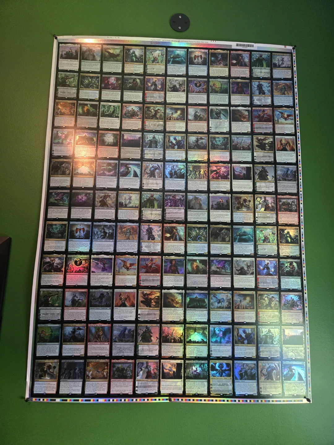 Uncut Sheet of mtg cards - War of the Spark
