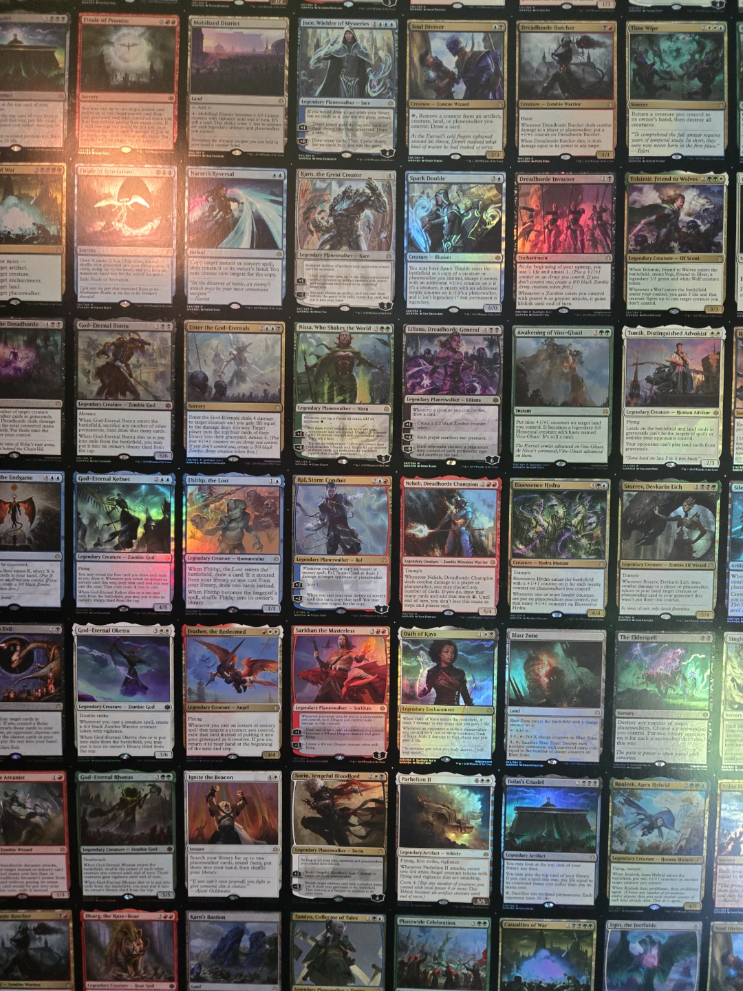 Uncut Sheet of mtg cards - War of the Spark - photo 2