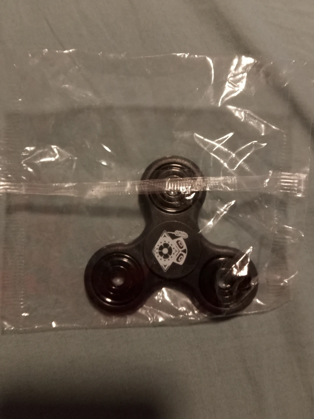 Black Fidget Spinner Toy