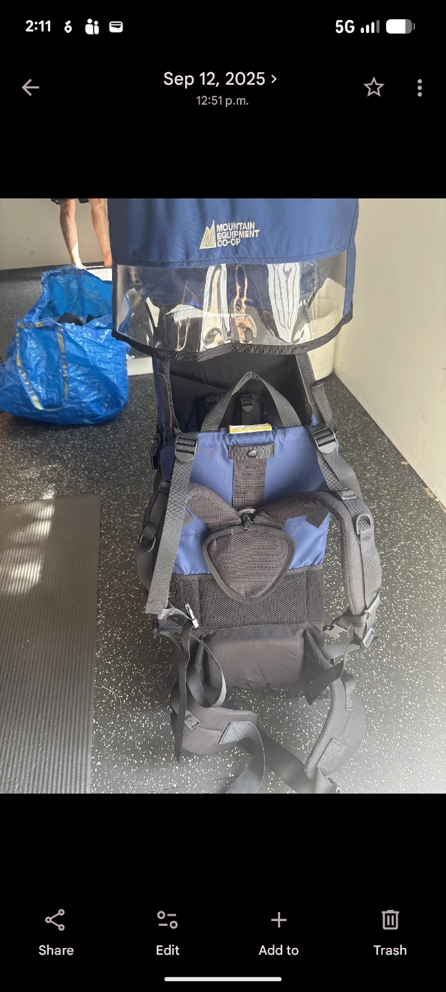 Mountain Equipment Co-op Child Carrier Backpack