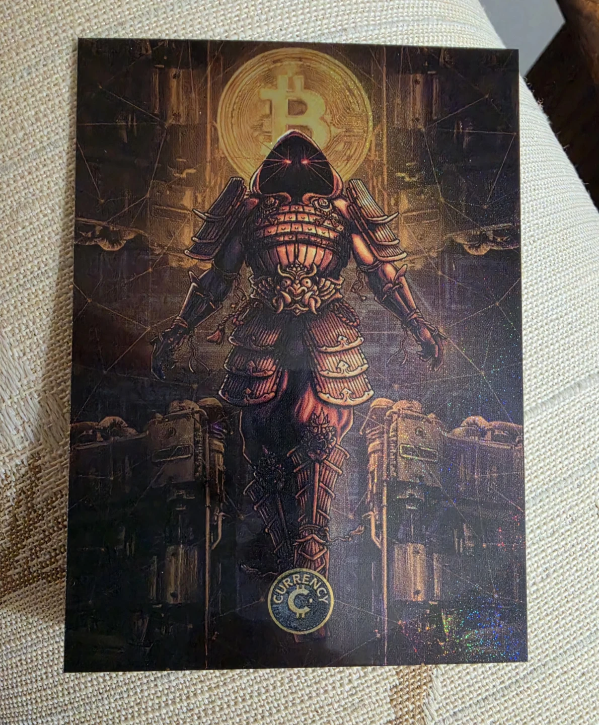 Satoshi Nakamoto Bitcoin Currency Card