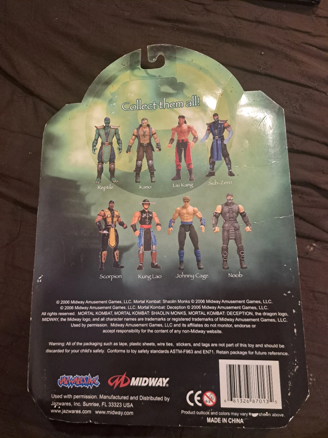 Mortal Kombat Johnny Cage Shaolin Monks Action Figure - photo 2