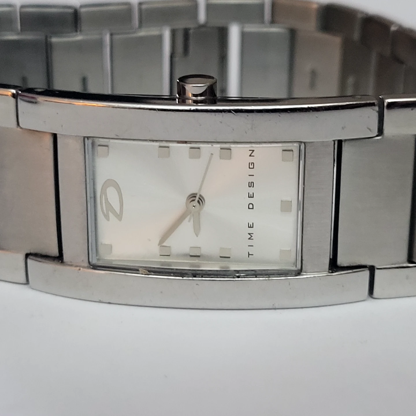 Time Design Stainless Steel Women's Watch