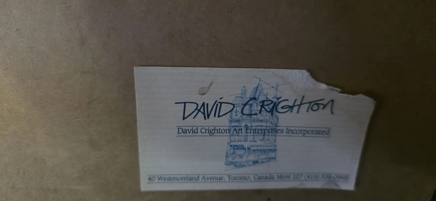 David Crighton "30 Lee Avenue Toronto" Framed Art Print - photo 3