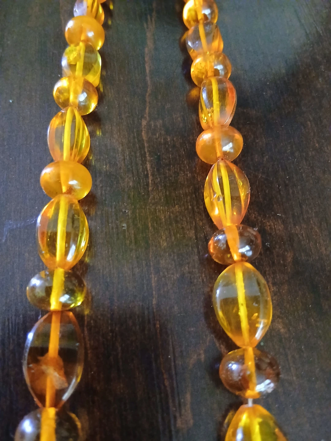 Amber Bead Necklace