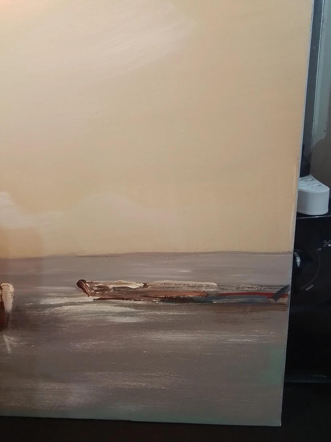Vintage Mid-Century Impressionist Seascape - photo 3