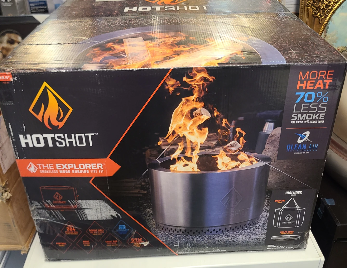 HotShot Explorer Portable Wood-Burning Fire Pit