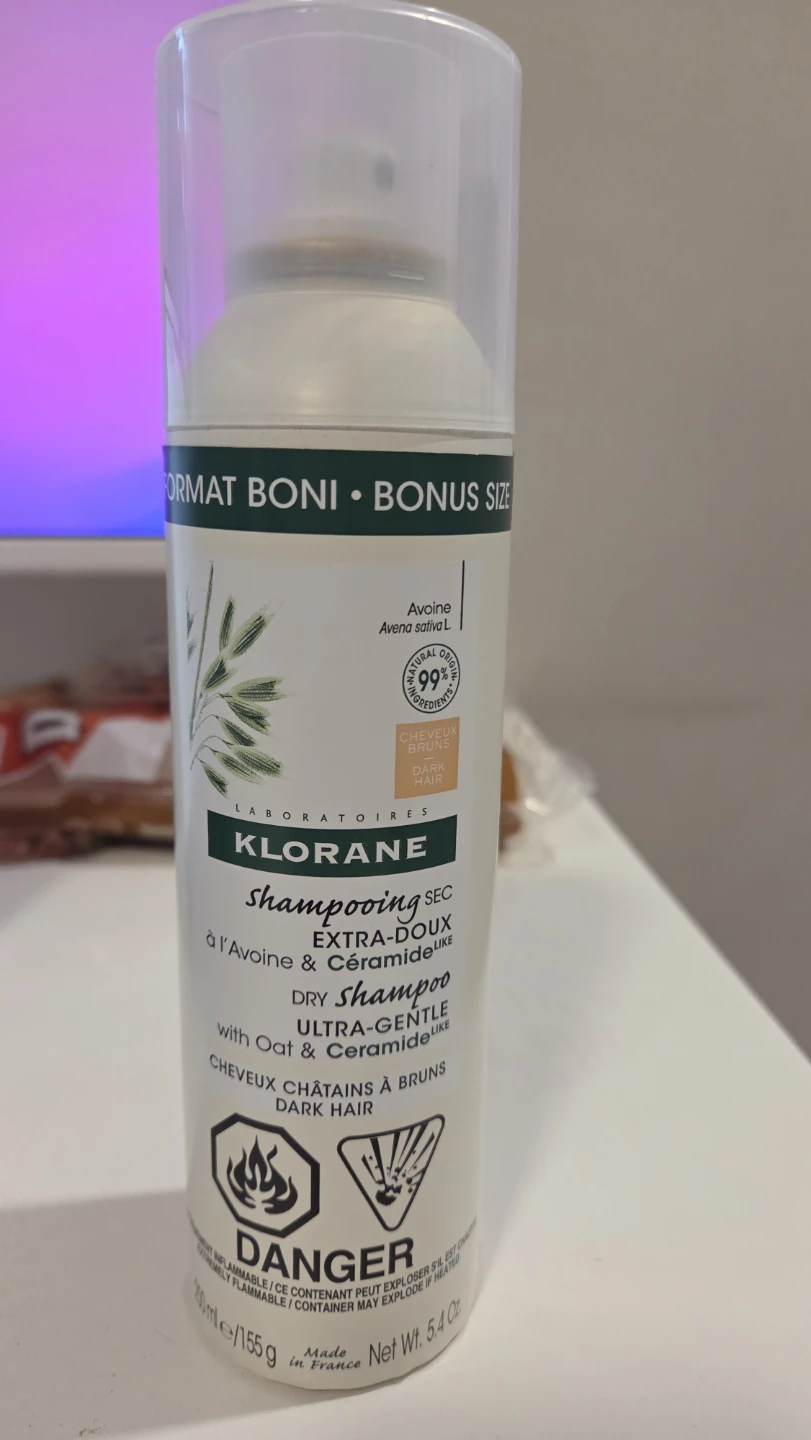 Klorane Dry Shampoo Ultra-Gentle for Dark Hair