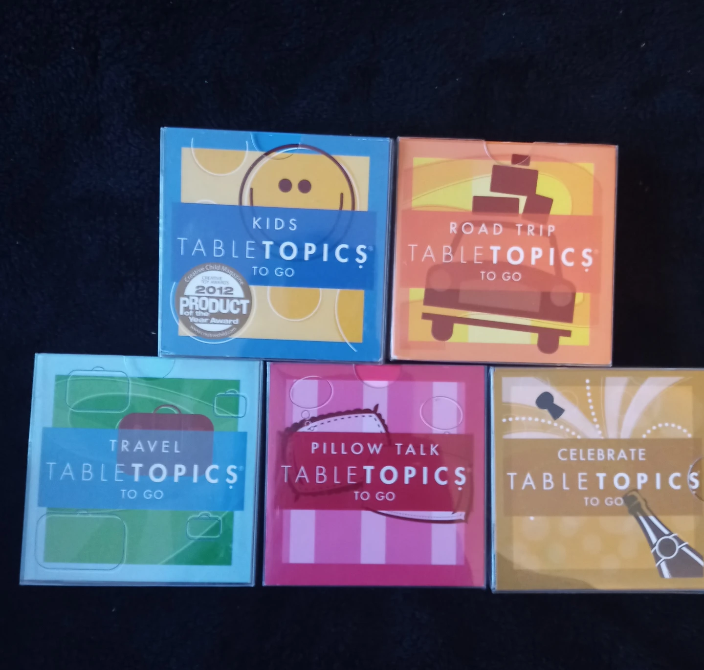 TableTopics Conversation Starters To Go - 5 Box Set
