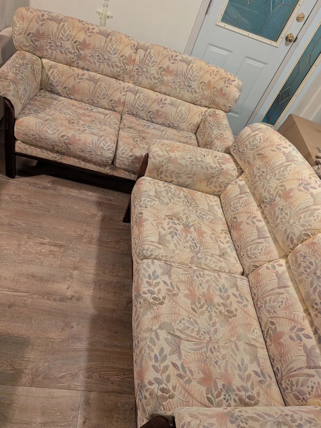 Floral Loveseat and Sofa Set Free
