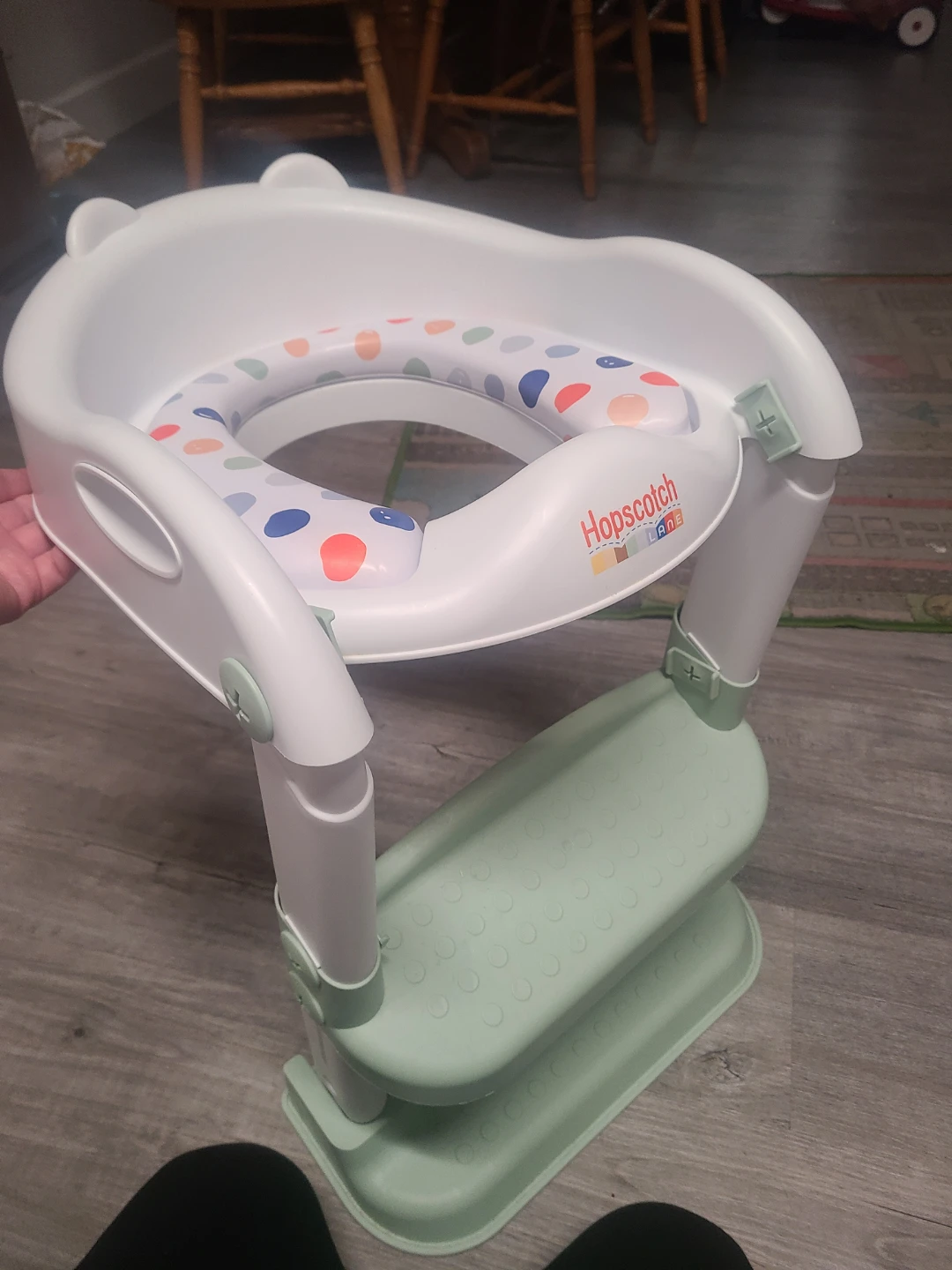 Hopscotch Toddler Potty Training Seat with Step Stool - photo 2
