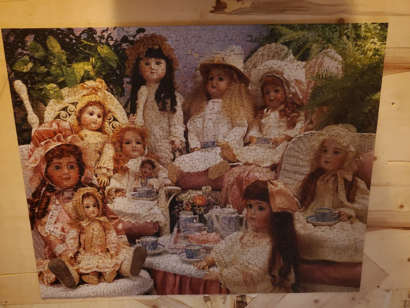 DOLLS TEA PARTY  PUZZLE ⚽️ - photo 2