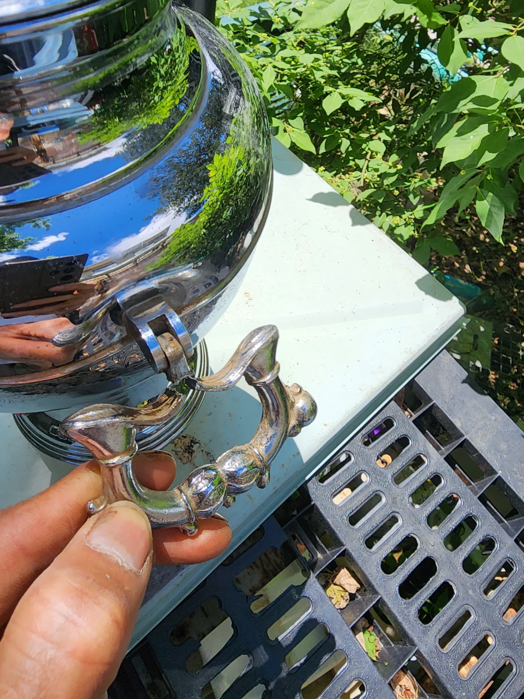 La Belle Silver Coffee Percolator - photo 4
