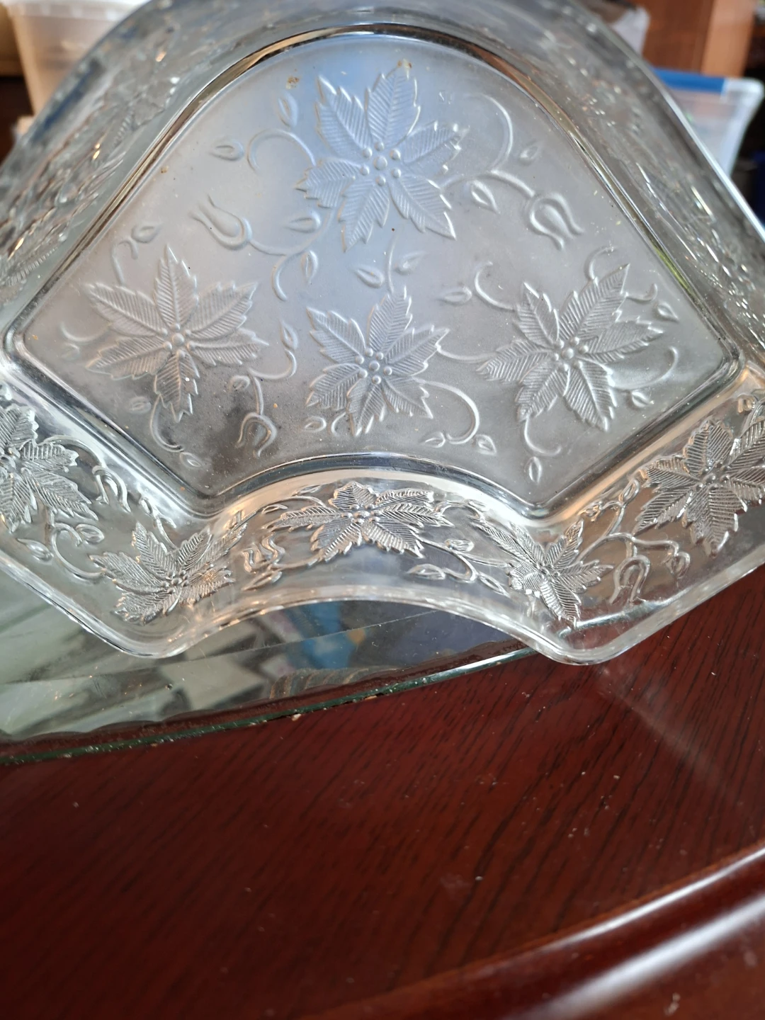 Clear Glass Footed Candy Dish - photo 4