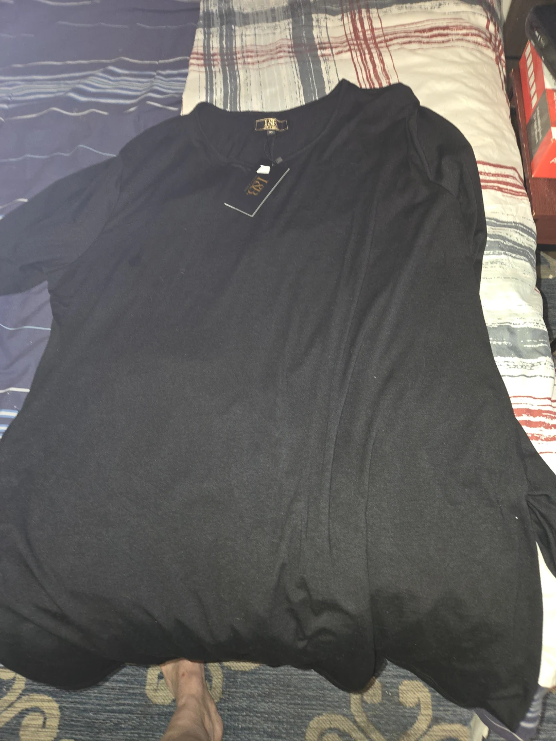 Black Long-Sleeve Top