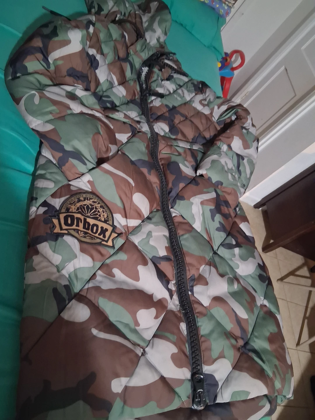Orbox Camouflage Puffer Jacket