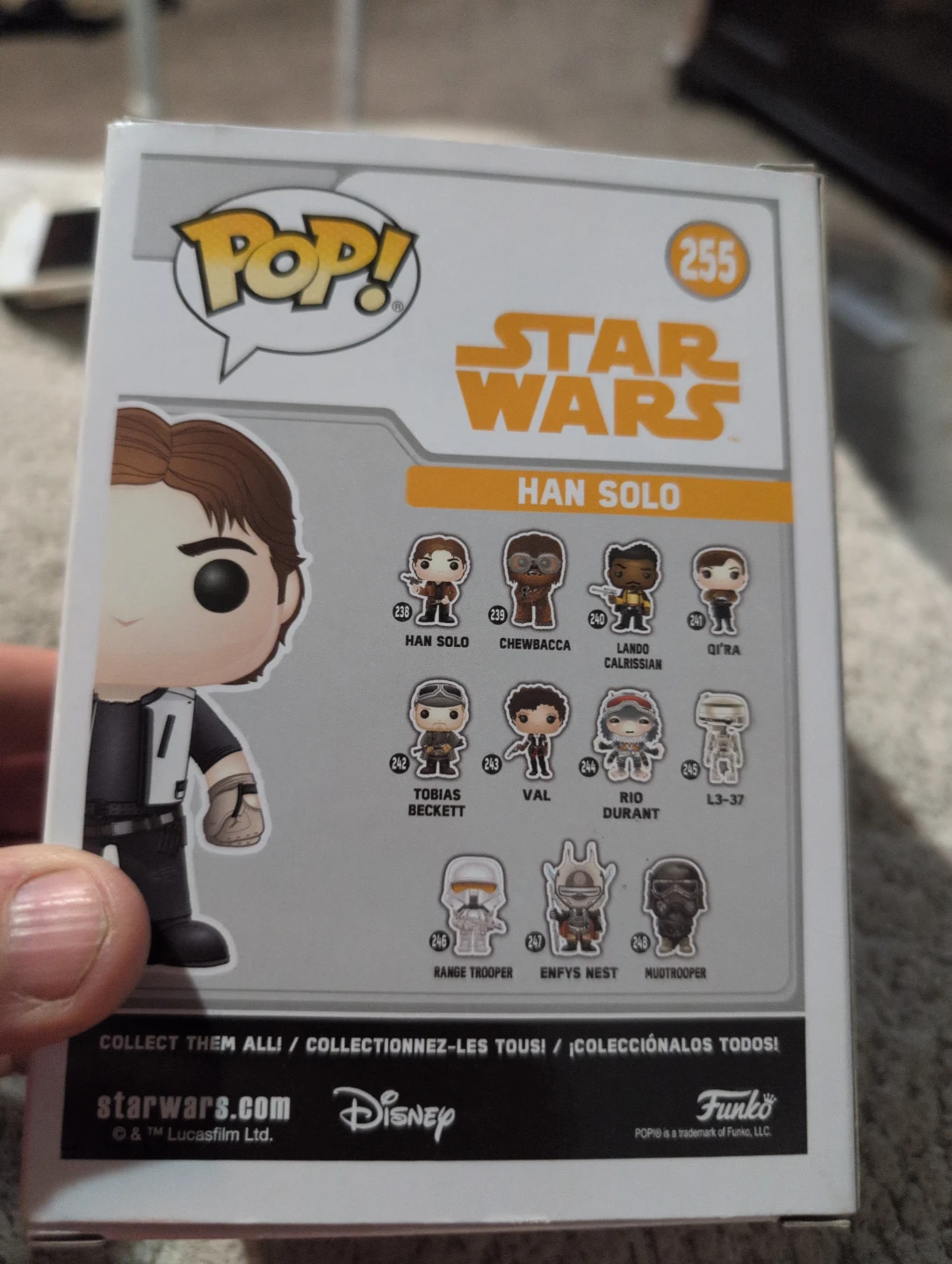 Funko Pop! Star Wars Han Solo #255 Walgreens Exclusive - photo 2