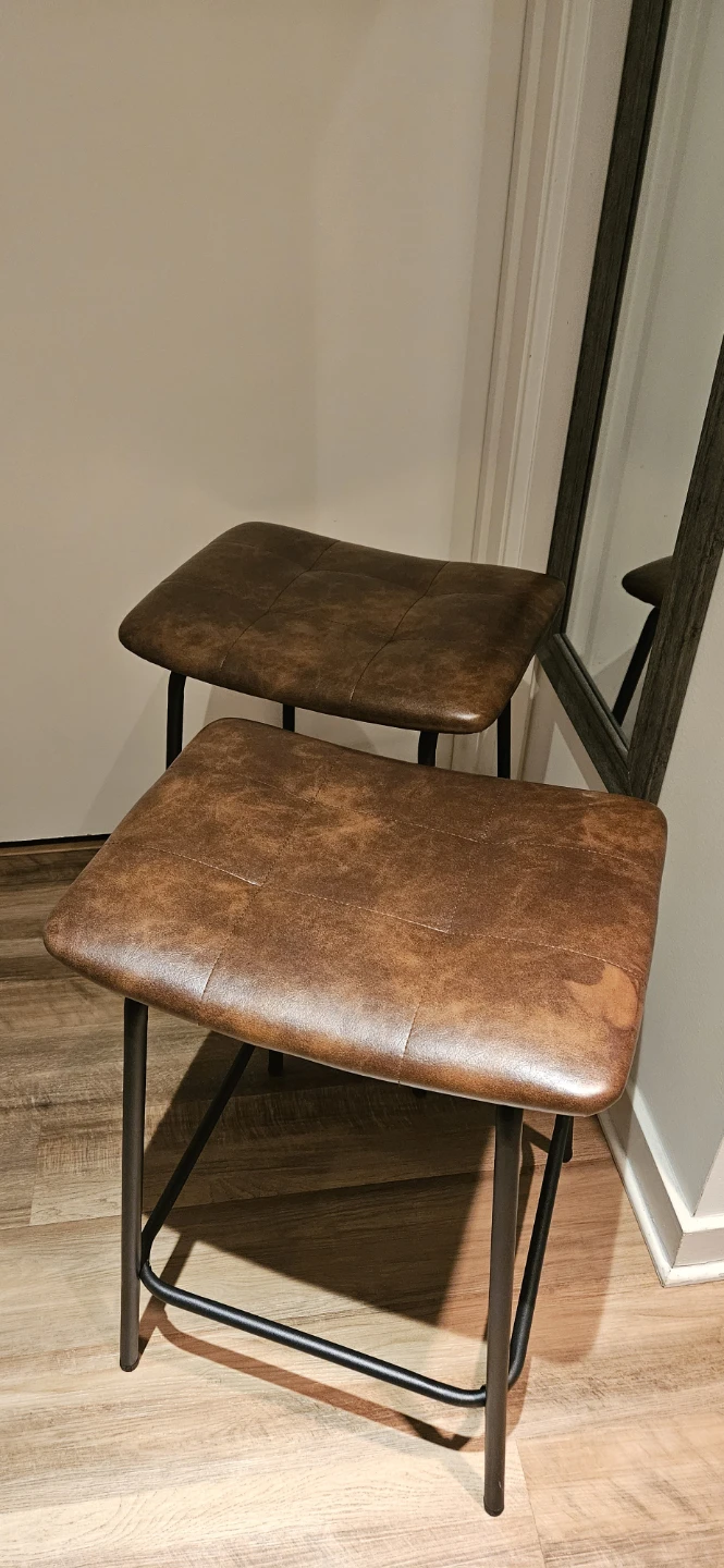 COUNTER BAR STOOLS SET OF 2 - photo 3