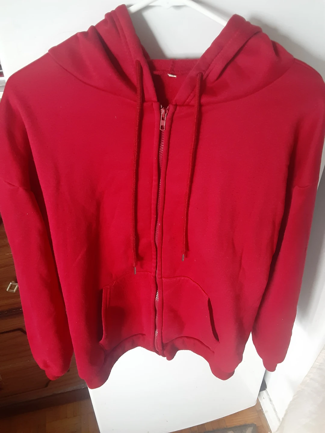 Red Zip-Up Hoodie - photo 3