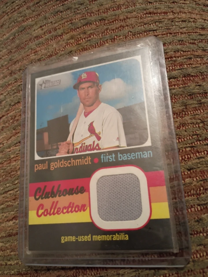 Paul Goldschmidt 2020 Game Used Card