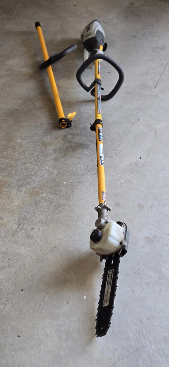 Ryobi Cordless String Trimmer and Pole Saw Attachment