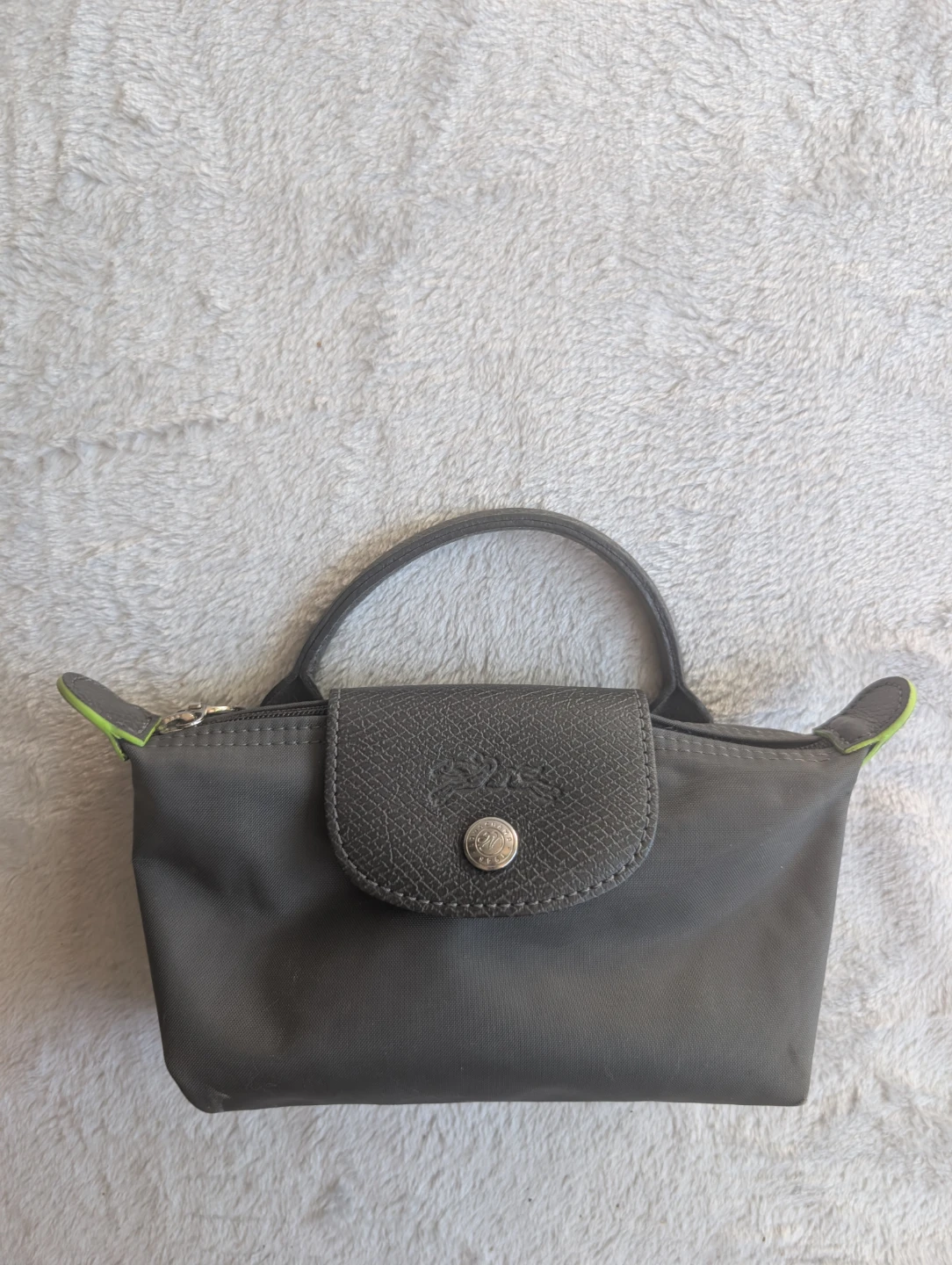 ⚽Longchamp Le Pliage xs Pouch - Grey