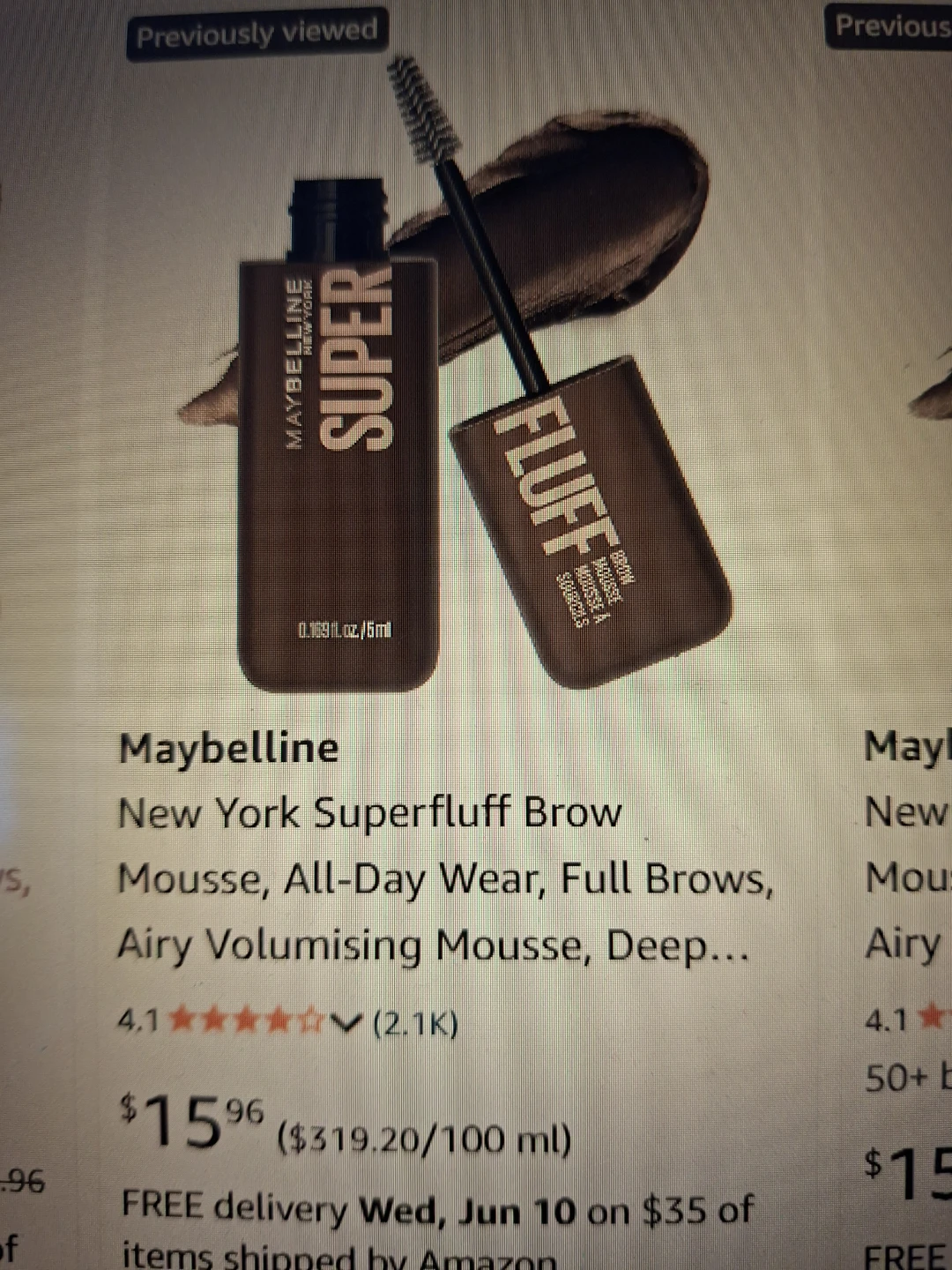 Maybelline eyebrow mousse - Dark Brown - photo 2