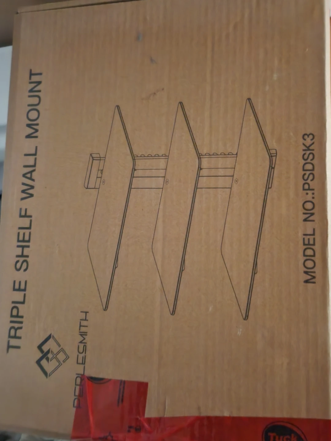 PERLESMITH Triple Shelf Wall Mount - photo 2