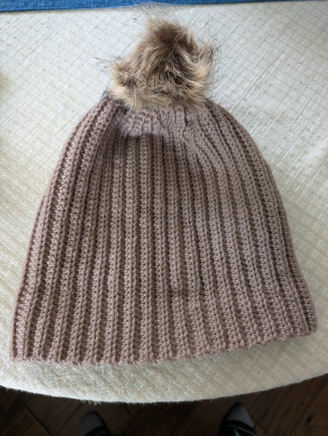 Brown Crochet Winter Hat  with Pom Pom - photo 2