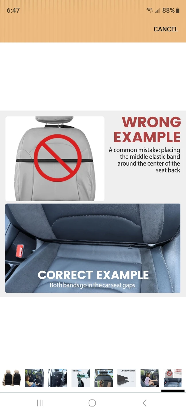 Car seat protector and Kick mat - photo 5