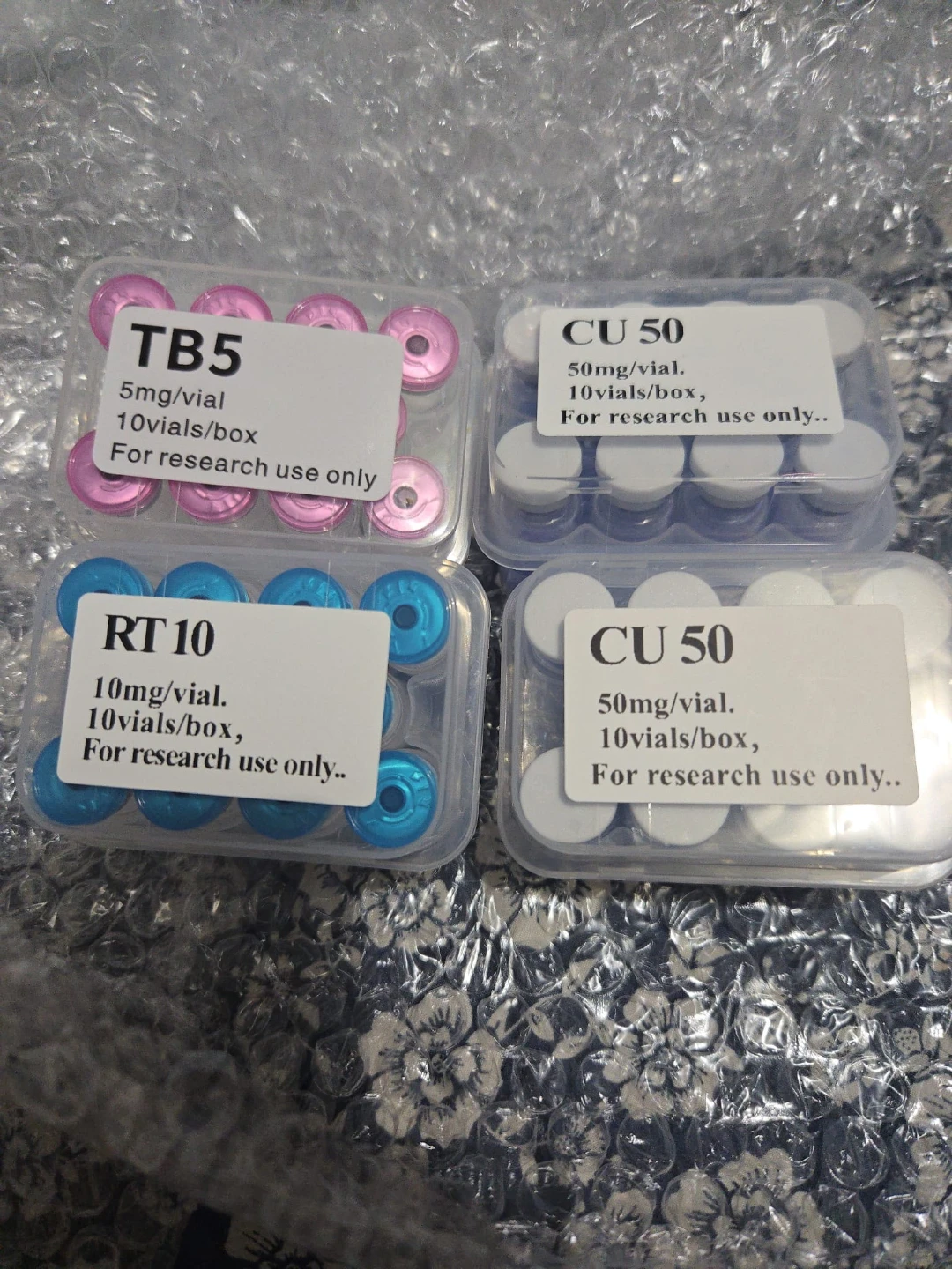 Peptides: Klow GHK MotsC SS31 Reta NAD+ Glutathione BAC - photo 3