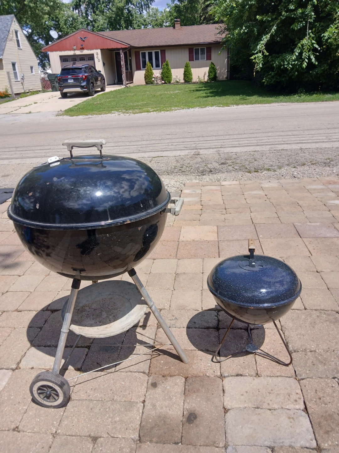 Black Weber Kettle Grill