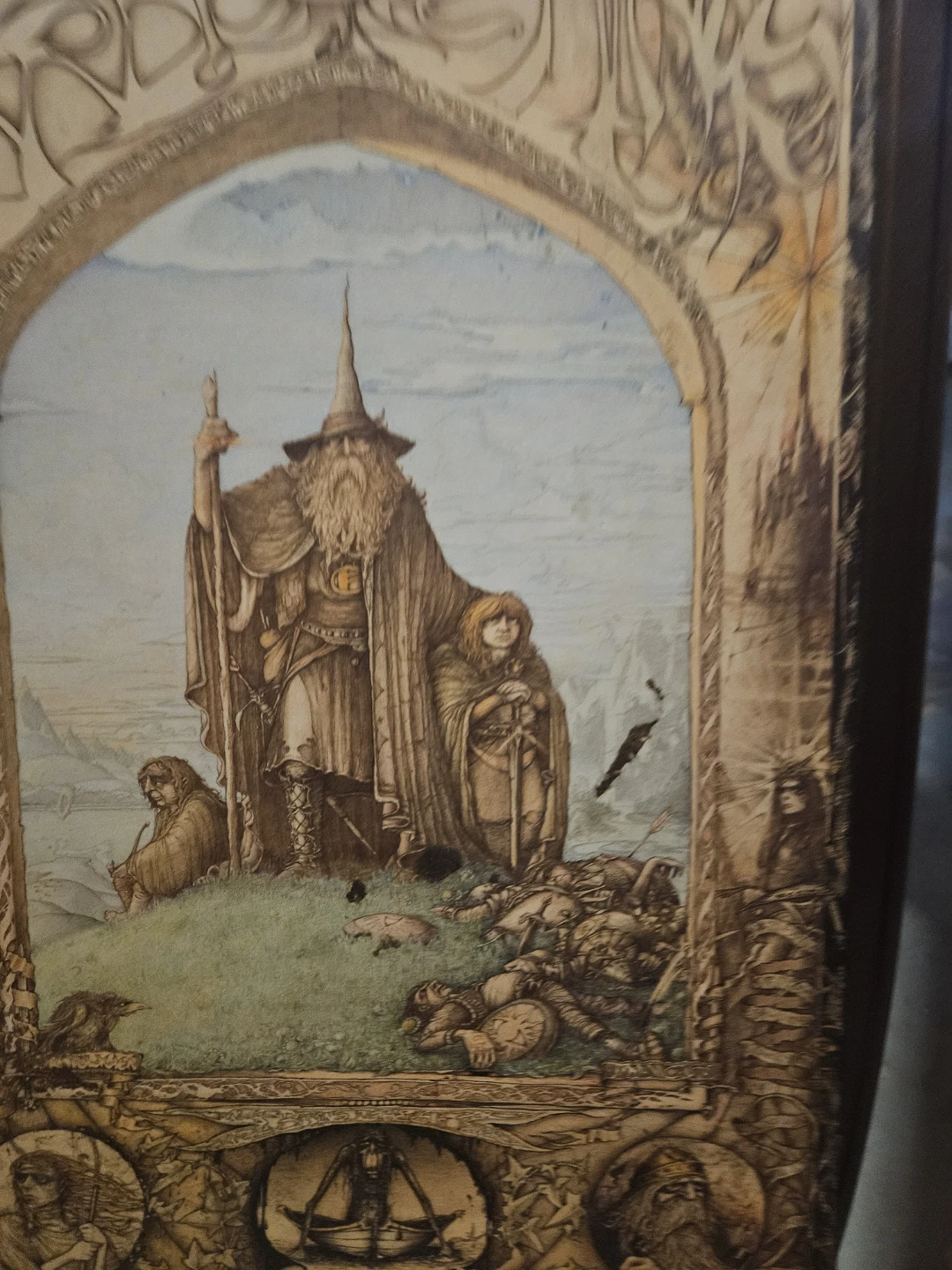 Framed Lord of the Rings Art Print - photo 3