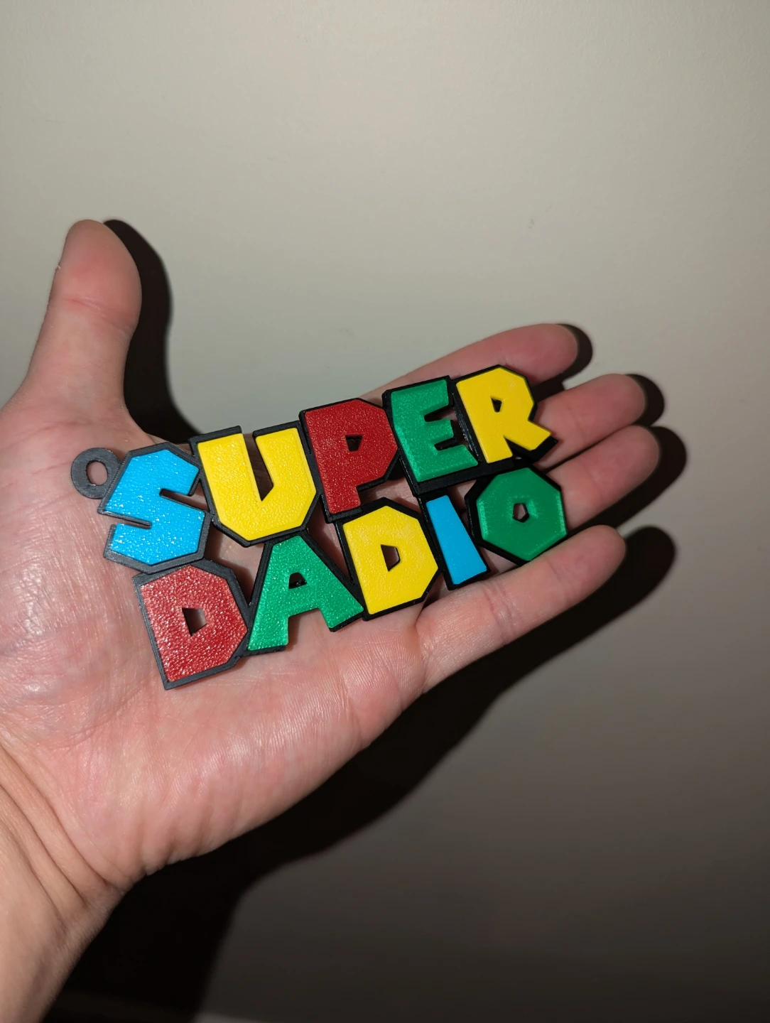 Super Mario "Super DADIO" Backpack Keychain