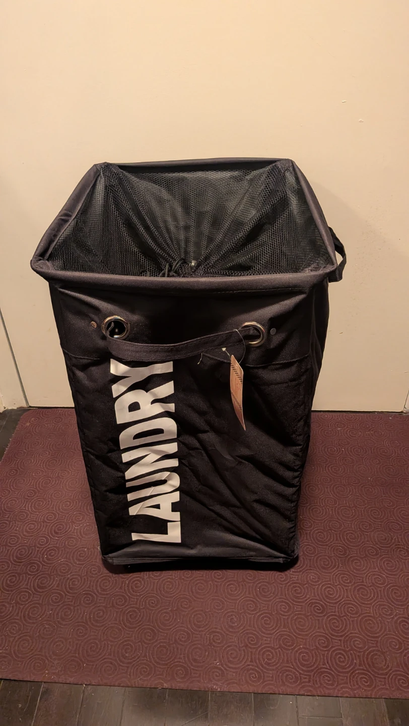 Black Laundry Hamper