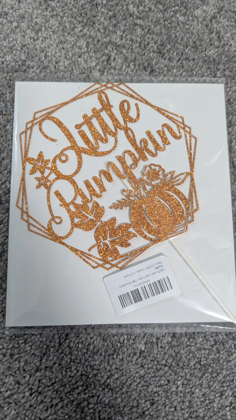 Little pumpkin cake topper