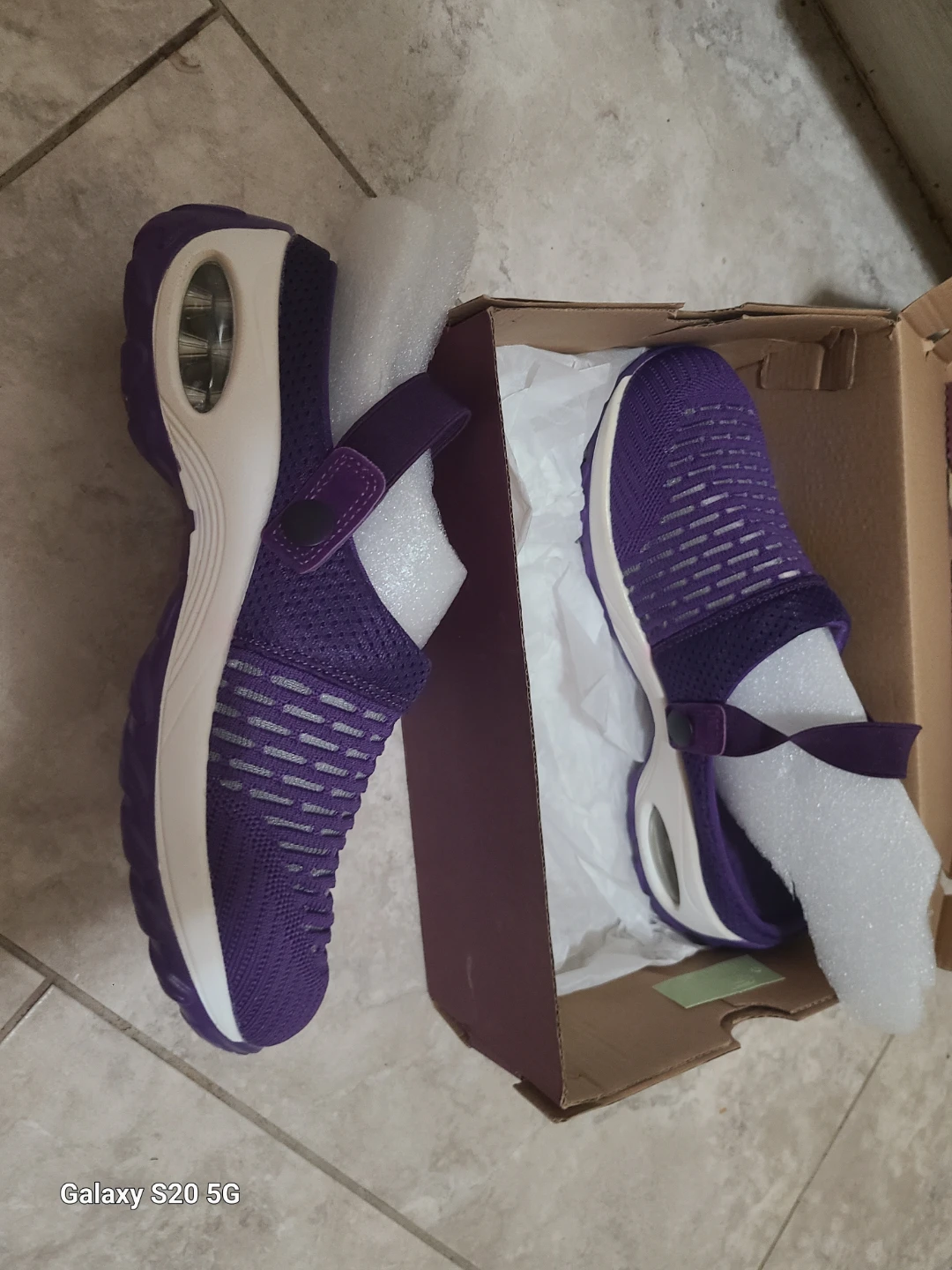 Purple Women's Athleisure Slip-on Shoes