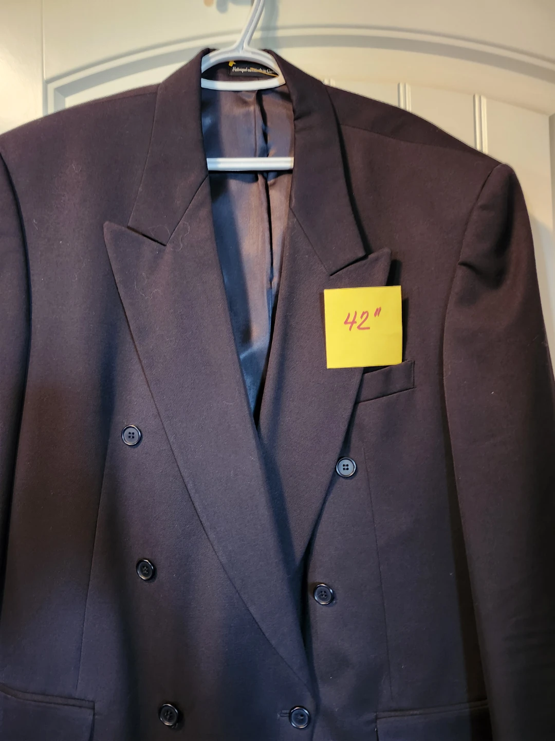 Men's Double-Breasted Blazer - 42" - photo 2