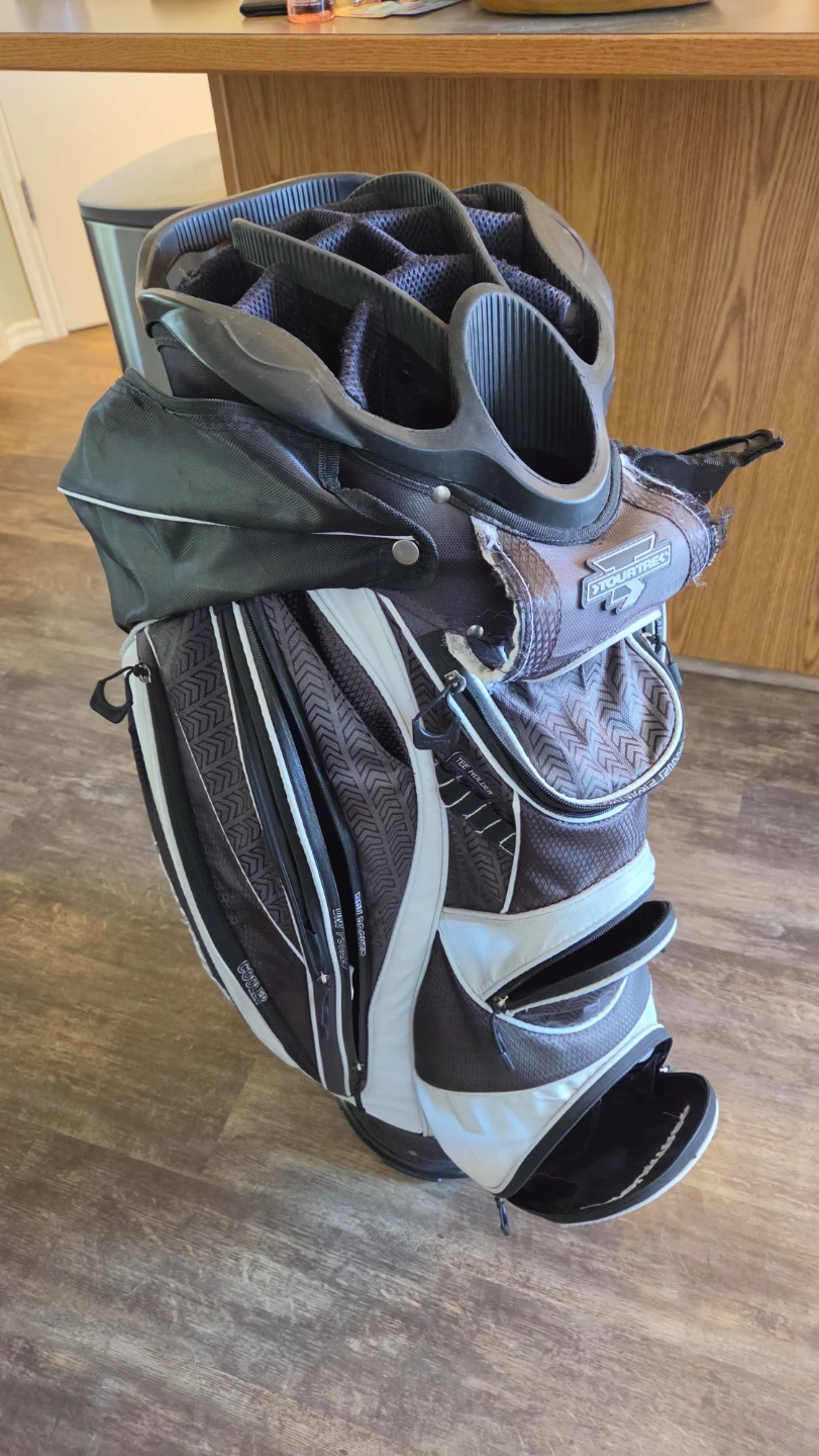 TourTrek Golf Bag with shoulder strap