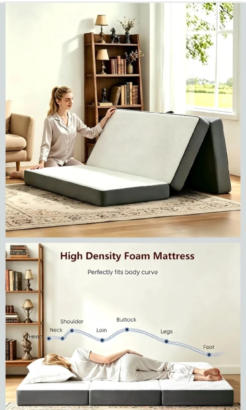 Queen Tri Fold Mattress