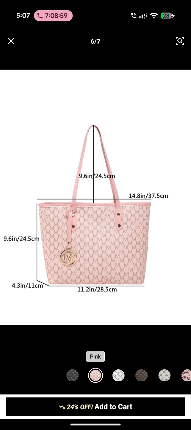 Pink Tote Bag - photo 2