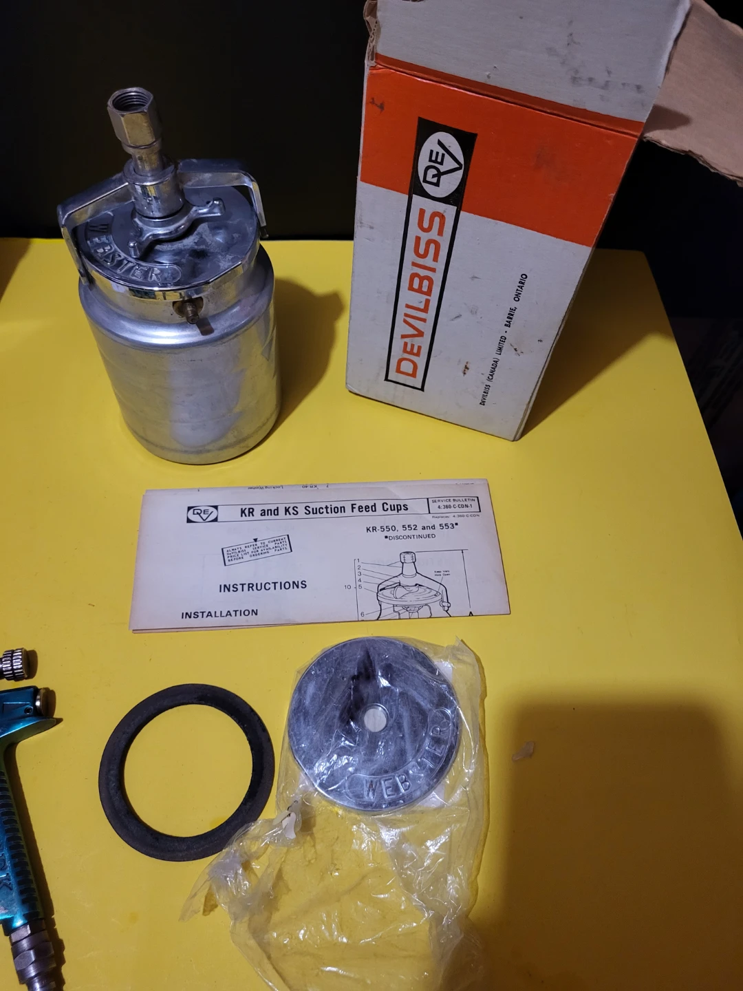 Devilbiss Delta 35 HV Spray Tool Kit - photo 3