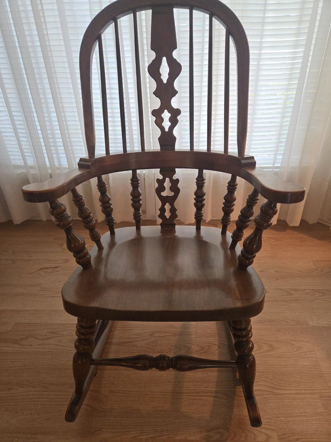 Wooden Rocking Chair with Cushion - photo 4